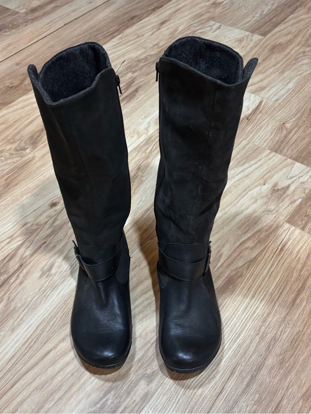 B.O.C Black Women's Tall Boots - Classic Black. Women’s Size 11 M - Picture 3 of 8